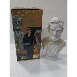 Vintage Avon President Lincoln Wild Country Aftershave 6 fl oz Decanter w/ Box